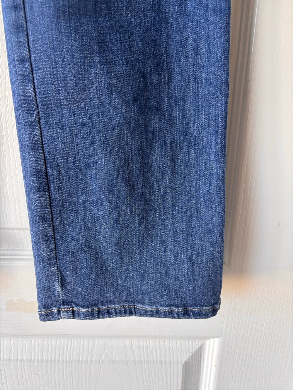 7 for all Mankind Womens Kimmie straight navigation jeans 32 high medium wash - Picture 7 of 12